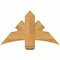 Ekena Millwork Davenport Rough Sawn Timber Gable Bracket, Western Red Cedar, 36"W x 21"H x 6"D x 6"F, 14/12 Pitch GBW036X21X0606DAV00RWR - alternate 1